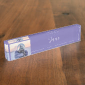 Sneeuwbal Kerstboom winter sneeuwval Naambordje (Zijkant)