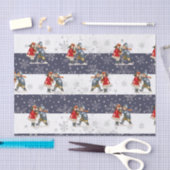 Sneeuwbal Kinderen Kerstmis gestreept sneeuwvlok Tissuepapier (Craft)