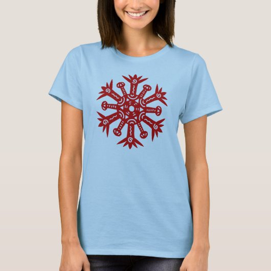 Sneeuwbal van de buitenruimte t-shirt (Voorkant)