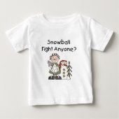 Sneeuwbal vechten Tshirts en geschenken (Voorkant)