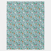 Sneeuwbaldeken Fleece Deken (Voorkant)