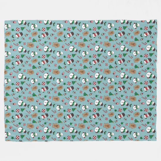 Sneeuwbaldeken Fleece Deken (Voorkant (Horizontaal))