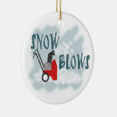 Sneeuwbalg Keramisch Ornament (Rechts)