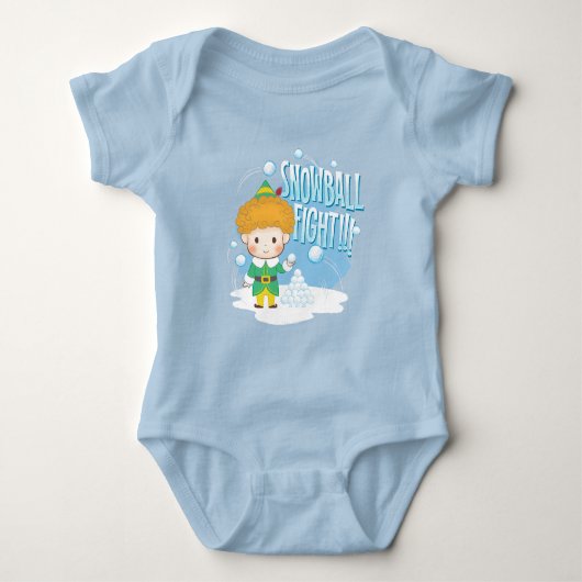 Sneeuwbalgevecht met Buddy de Elf! Romper (Voorkant)