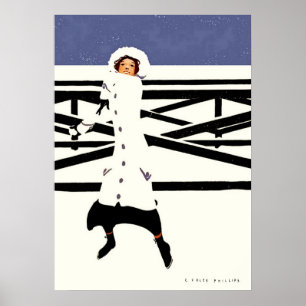 Sneeuwbalgevecht Verdwijngemeisje Van C Coles Phil Poster