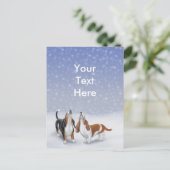 SneeuwbalkBriefkaart Briefkaart (Staand voorkant)