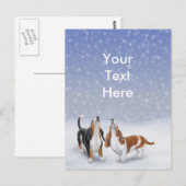 SneeuwbalkBriefkaart Briefkaart (Voorkant / Achterkant)