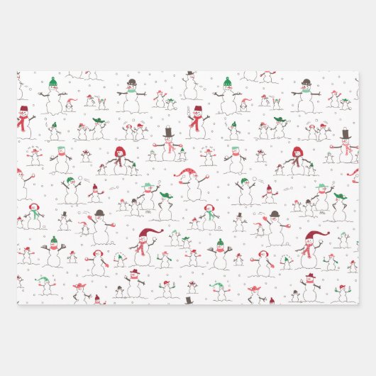 Sneeuwbalken en inpakpapier vel (Voorkant 2)