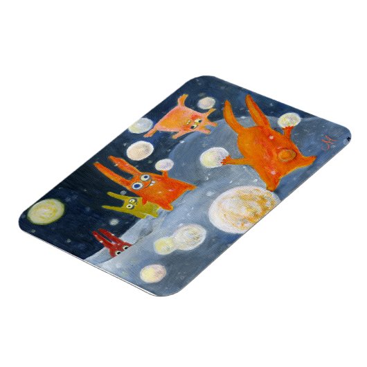 sneeuwballen magneet (Linkerzijde)