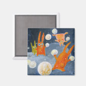 sneeuwballen magneet (Voorkant / Achterkant)