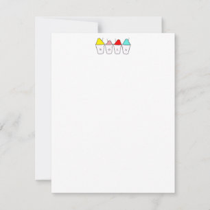 Sneeuwballen New Orleans Notitiekaartje