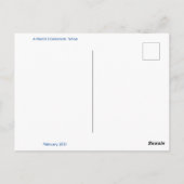 Sneeuwballen uit Tahoe! Briefkaart (Achterkant)