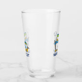 Sneeuwballende pinguïns glas (Links)