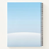 Sneeuwballende pinguïns notitieboek (Achterkant)