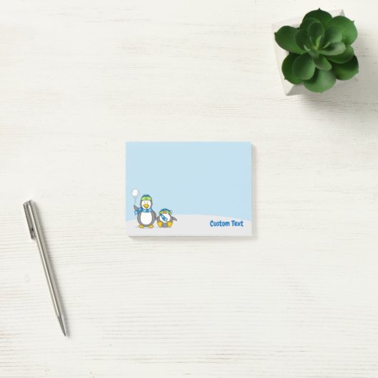 Sneeuwballende Pinguïns Post-it Notities Post-it® Notes (Kantoor)