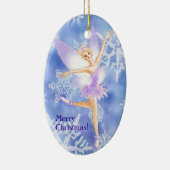 Sneeuwballetsieresornament (aanpasbaar) keramisch ornament (Rechts)