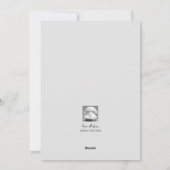 sneeuwbalmuis voor kerstmis feestdagenkaart (Achterkant)