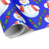 sneeuwbalpapier voor kerstmis cadeaupapier (Rol Hoek)