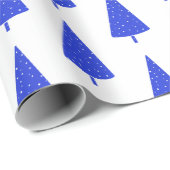 Sneeuwbalpatroon Stippen Cadeaupapier (Rol Hoek)