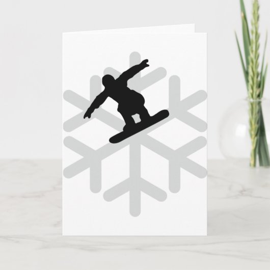 sneeuwbalpictogram feestdagen kaart (Voorkant)
