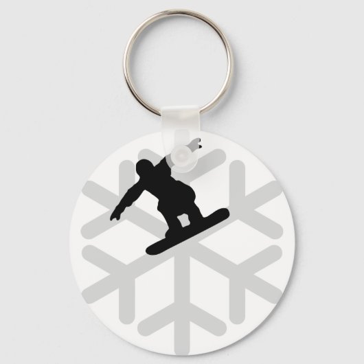 sneeuwbalpictogram sleutelhanger (Voorkant)