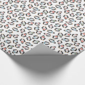 Sneeuwbalpinguïns Verpakkingspapier Cadeaupapier (Hoek)