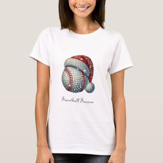 sneeuwbalseizoen t-shirt (Voorkant)
