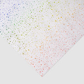 Sneeuwbalsterren voor de regenboogstralen tissuepapier (Detail)