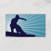 sneeuwbalvliegtuig visitekaartje (Achterkant)