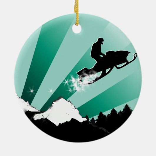 sneeuwband keramisch ornament (Achterkant)