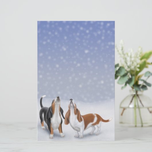 Sneeuwbanketbakkerij Briefpapier (Staand voorkant)