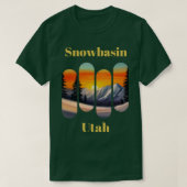 Sneeuwbassin ski Utah 2 T-shirt (Design voorkant)