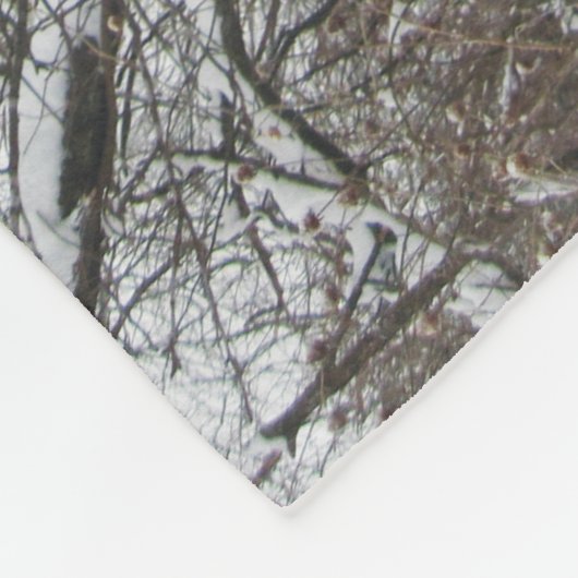 Sneeuwbeagle jongen Vleekzak Fleece Deken (Hoek)