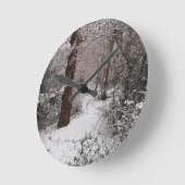 Sneeuwbedekkend Ancient Woodland Ronde Klok (Hoek)