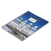 Sneeuwbedekkende familieboom — Mercies Miracles Notitieboek (Linkerzijde)