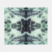 Sneeuwbedekkende pijnnaalden WinterNatuur Abstract Fleece Deken (Voorkant (Horizontaal))