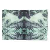 Sneeuwbedekkende pijnnaalden WinterNatuur Abstract Kussensloop (Achterkant)