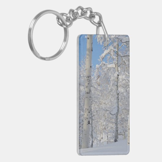 Sneeuwbedekking, braaksel sleutelhanger (Voorkant Links)