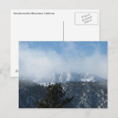 Sneeuwbedekking Briefkaart (Voorkant / Achterkant)