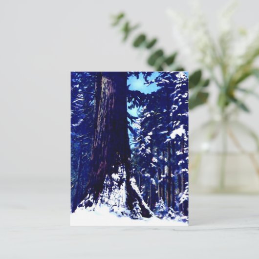 Sneeuwbedekking Briefkaart (Staand voorkant)