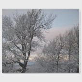 Sneeuwbedekking Cadeaupapier (Vlak)