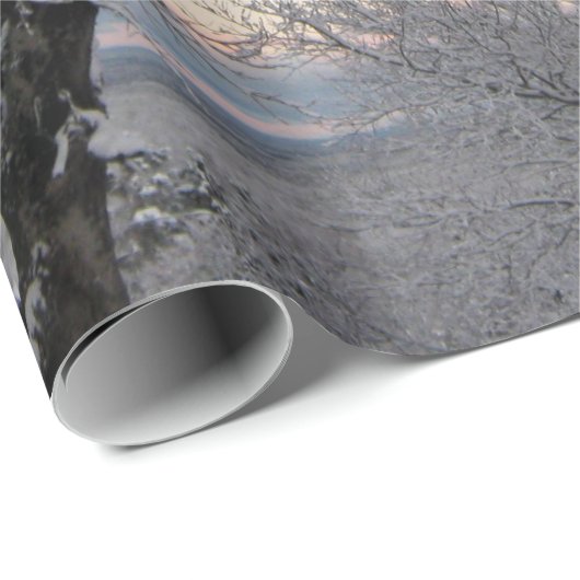 Sneeuwbedekking Cadeaupapier (Rol Hoek)