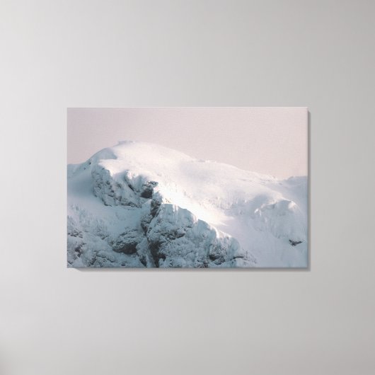 Sneeuwbedekking Canvas Afdruk (Voorkant)