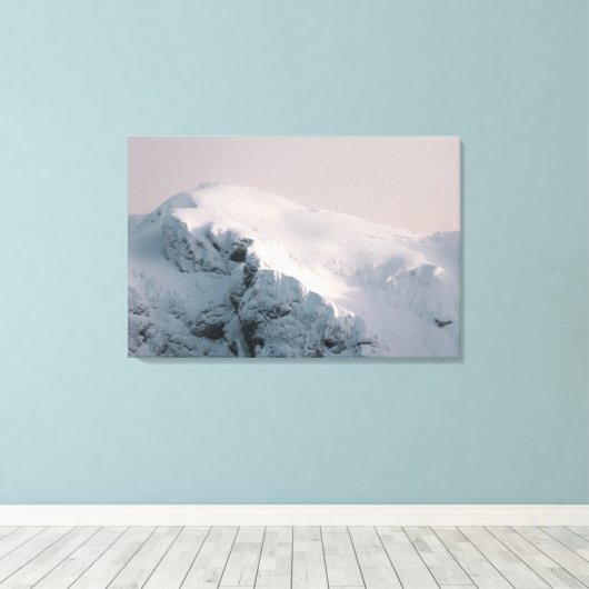 Sneeuwbedekking Canvas Afdruk (Insitu (Houten vloer))