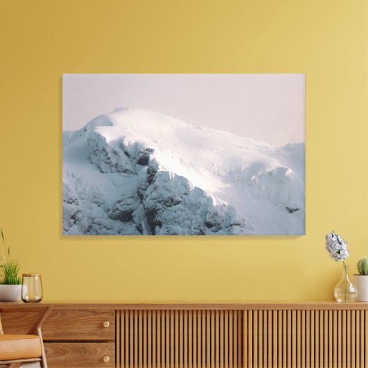 Sneeuwbedekking Canvas Afdruk (Insitu (Woonkamer))
