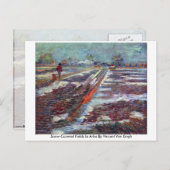 sneeuwbedekking door Vincent van Gogh in Arles Briefkaart (Voorkant / Achterkant)
