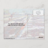 sneeuwbedekking door Vincent van Gogh in Arles Briefkaart (Achterkant)