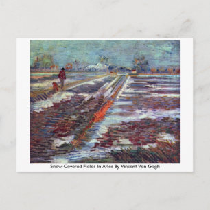 sneeuwbedekking door Vincent van Gogh in Arles Briefkaart