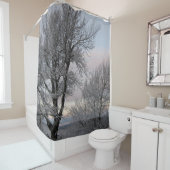 Sneeuwbedekking Douchegordijn (In situ)