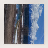 Sneeuwbedekking in de bergen van Columbia, Canada Legpuzzel (Horizontaal)